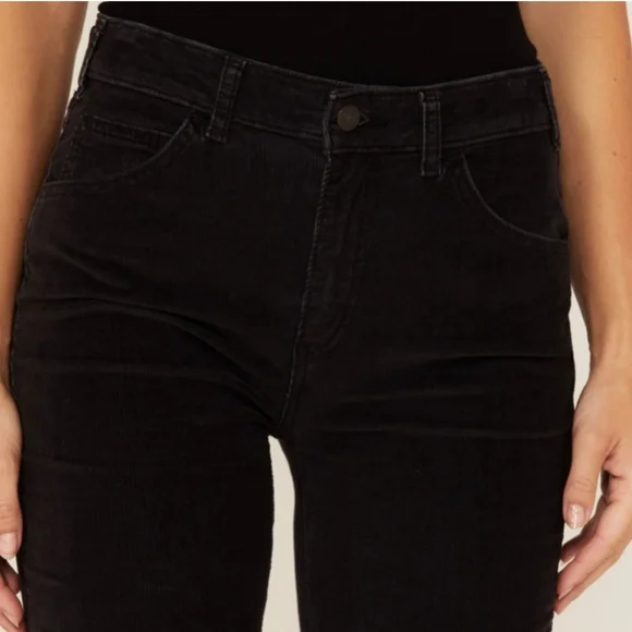 Levis Corduroy Black Classic Mid Rise Skinny Corduroy Jeans Pants size 30 and 31 - Picture 5 of 11